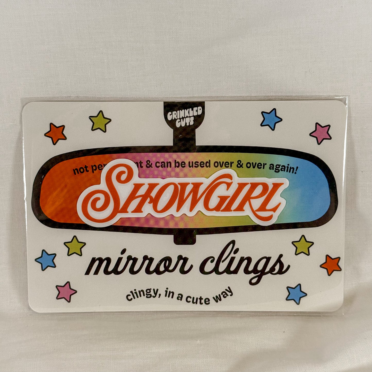 Showgirl Mirror Cling