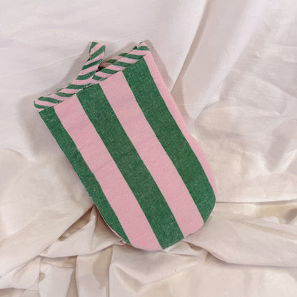 Color Block Stripe Oven Mit