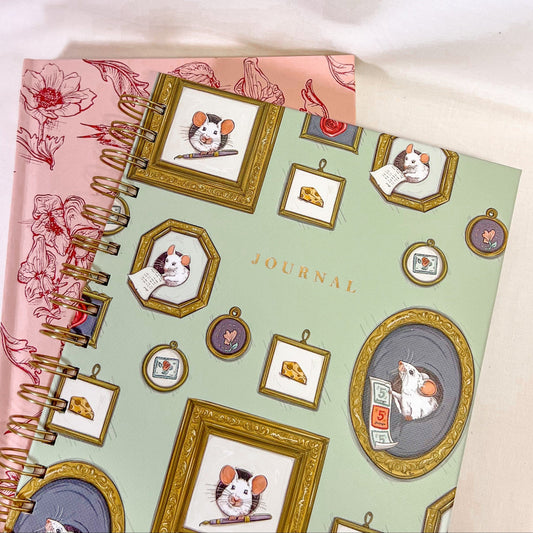 Mouse Art Spiral Notebook
