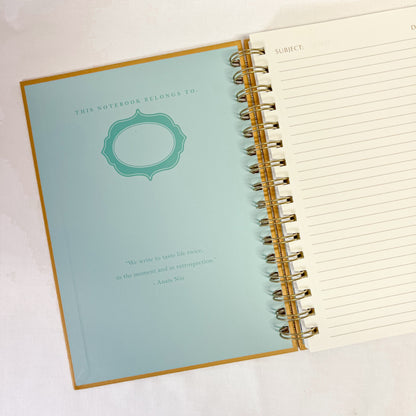 Library Cat Spiral Notebook