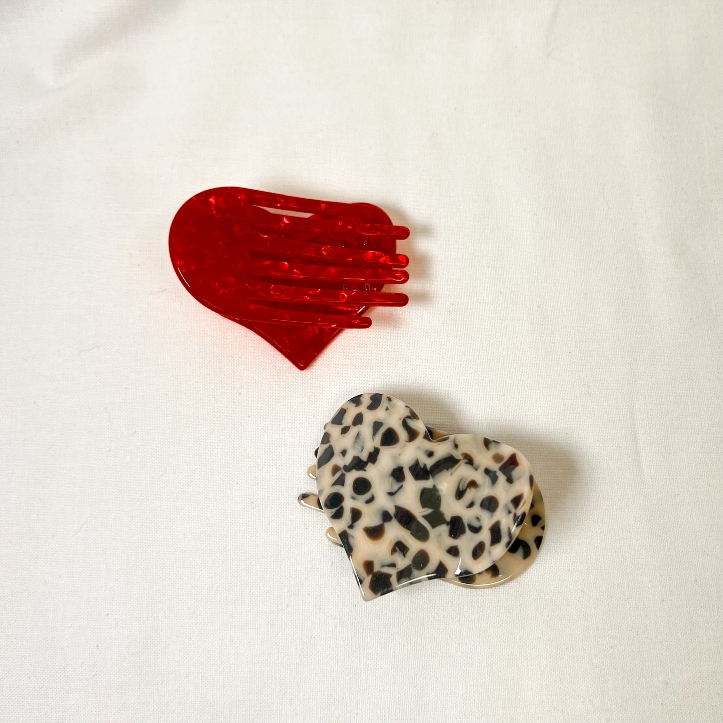 Layflat Heart Claw Hair Clip