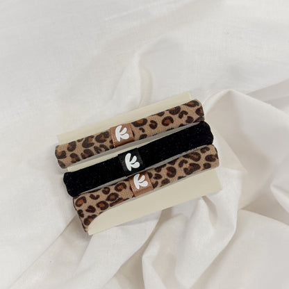 Cheetah Soft Hair Tie Set