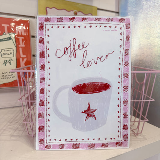 Coffee Lover Mug Wall Art Print