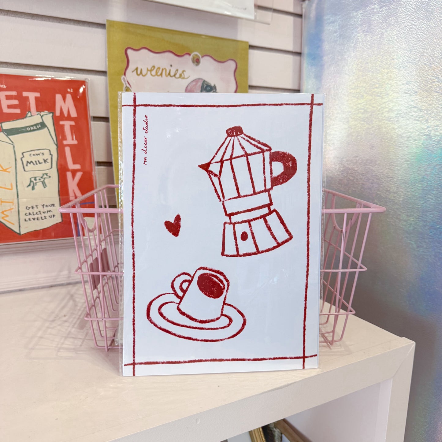 Coffee Maker Wall Art Print