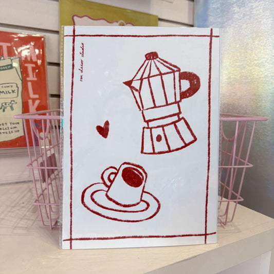 Coffee Maker Wall Art Print