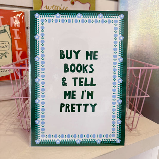 Buy Me Books Wall Art Print