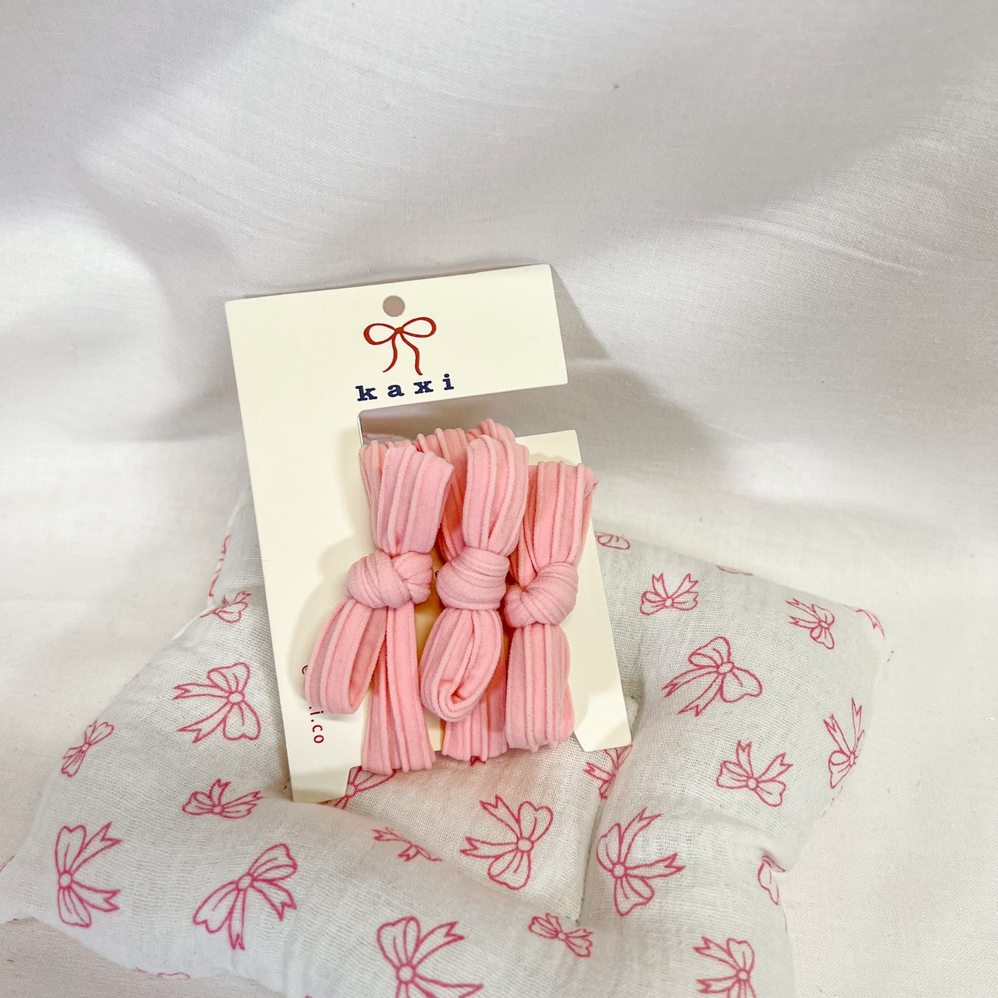 Bow Soft Hair Tie Set
