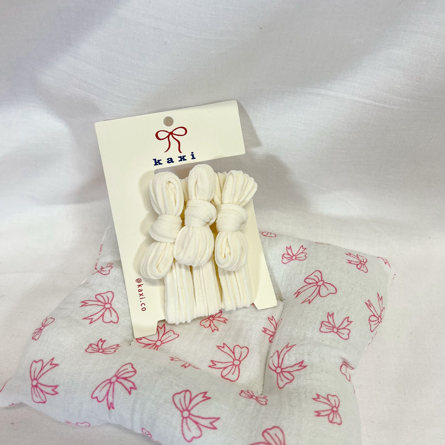 Bow Soft Hair Tie Set