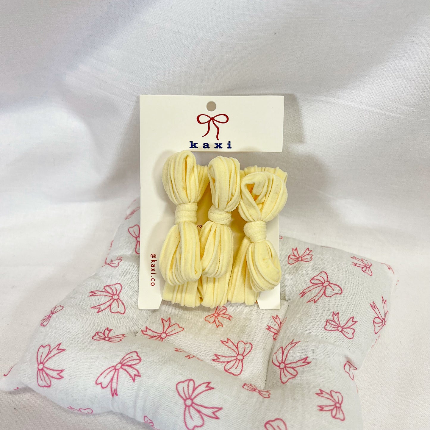 Bow Soft Hair Tie Set