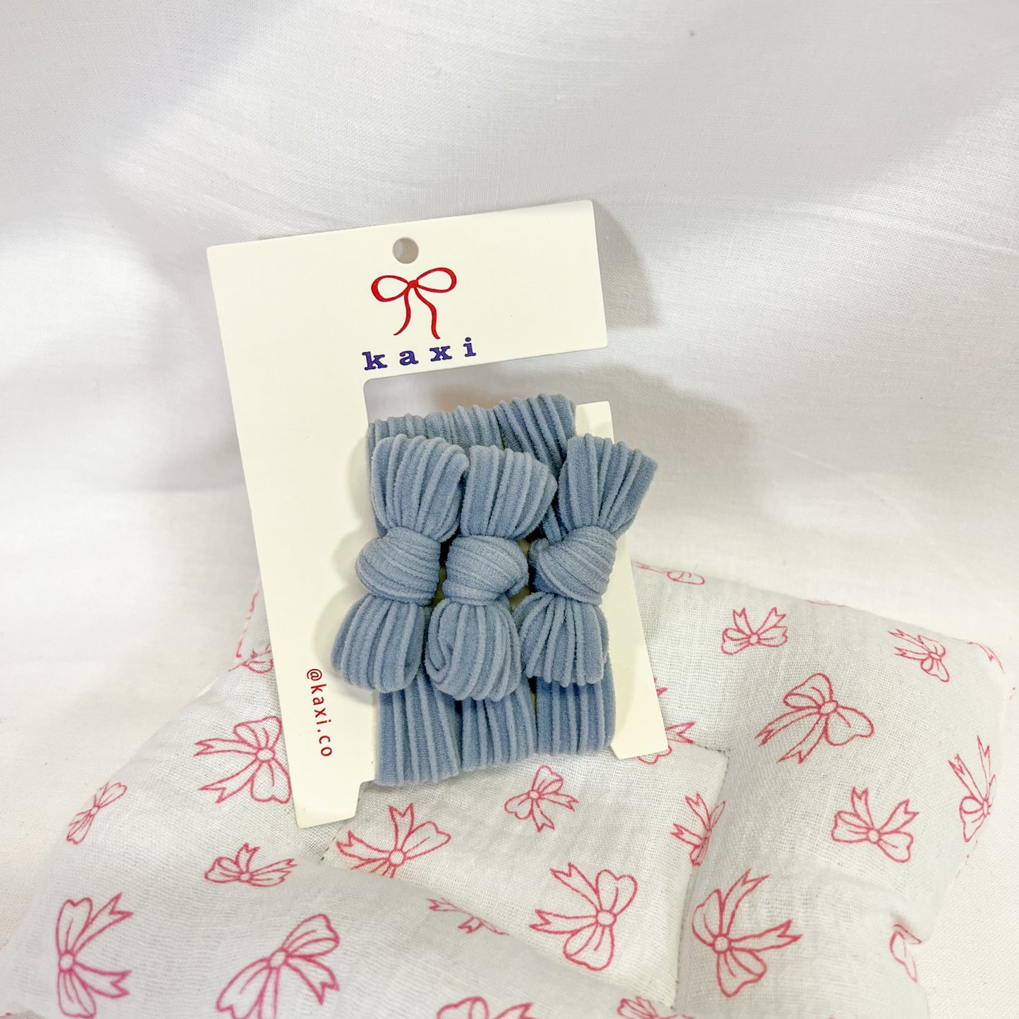 Bow Soft Hair Tie Set