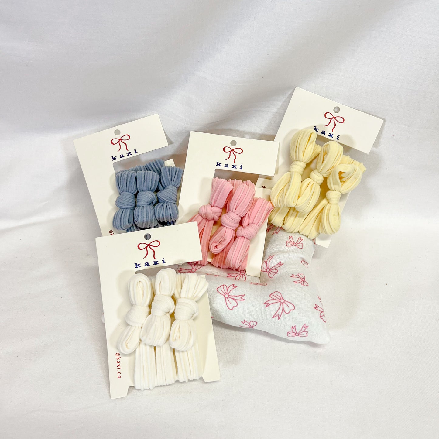 Bow Soft Hair Tie Set