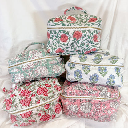 Block Print Toiletry Bag