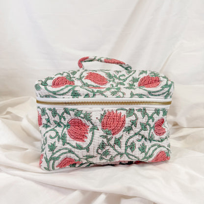Block Print Toiletry Bag
