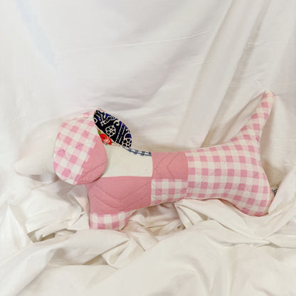 Quilted Dachshund Pillow