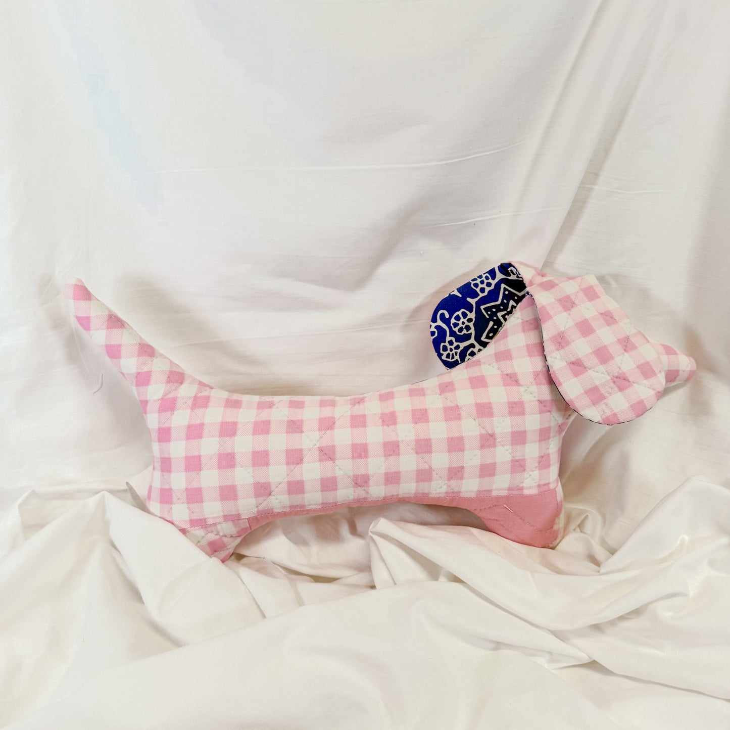 Quilted Dachshund Pillow