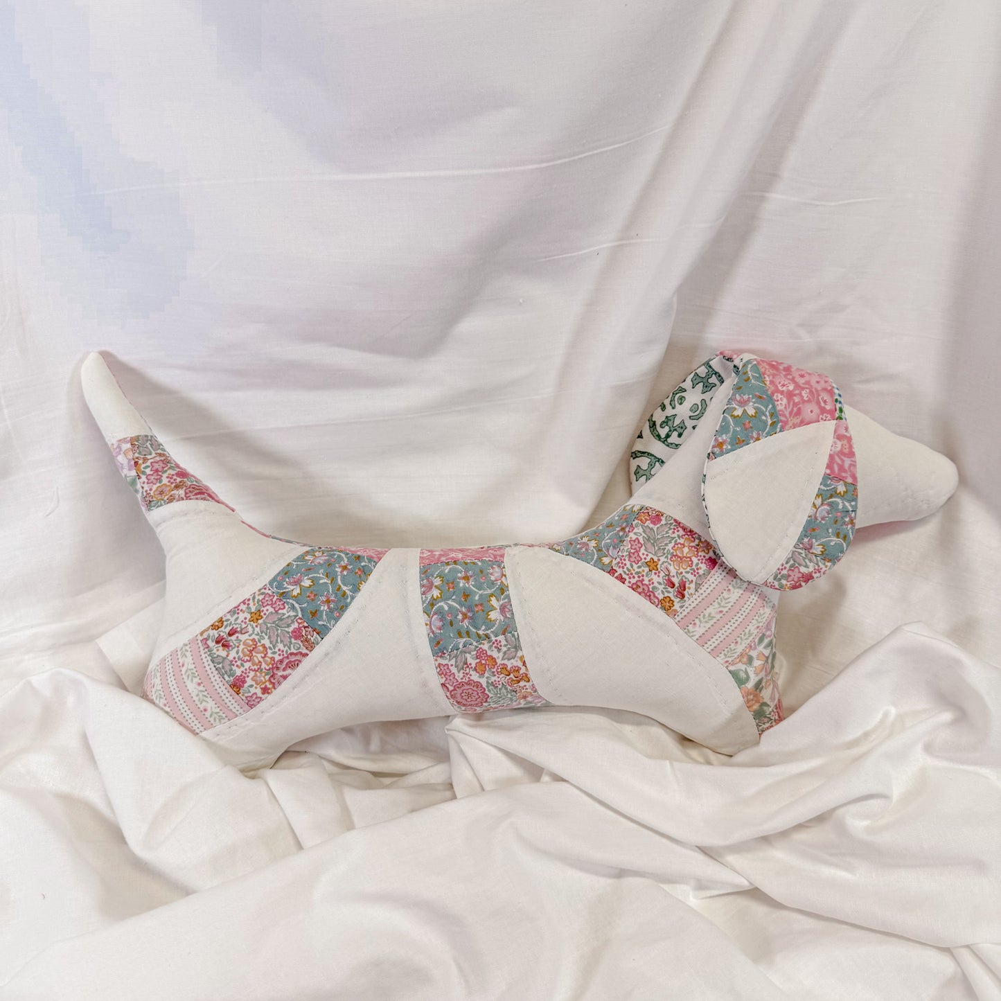 Quilted Dachshund Pillow