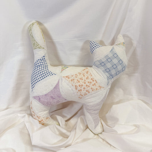 Quilted Cat Pillow