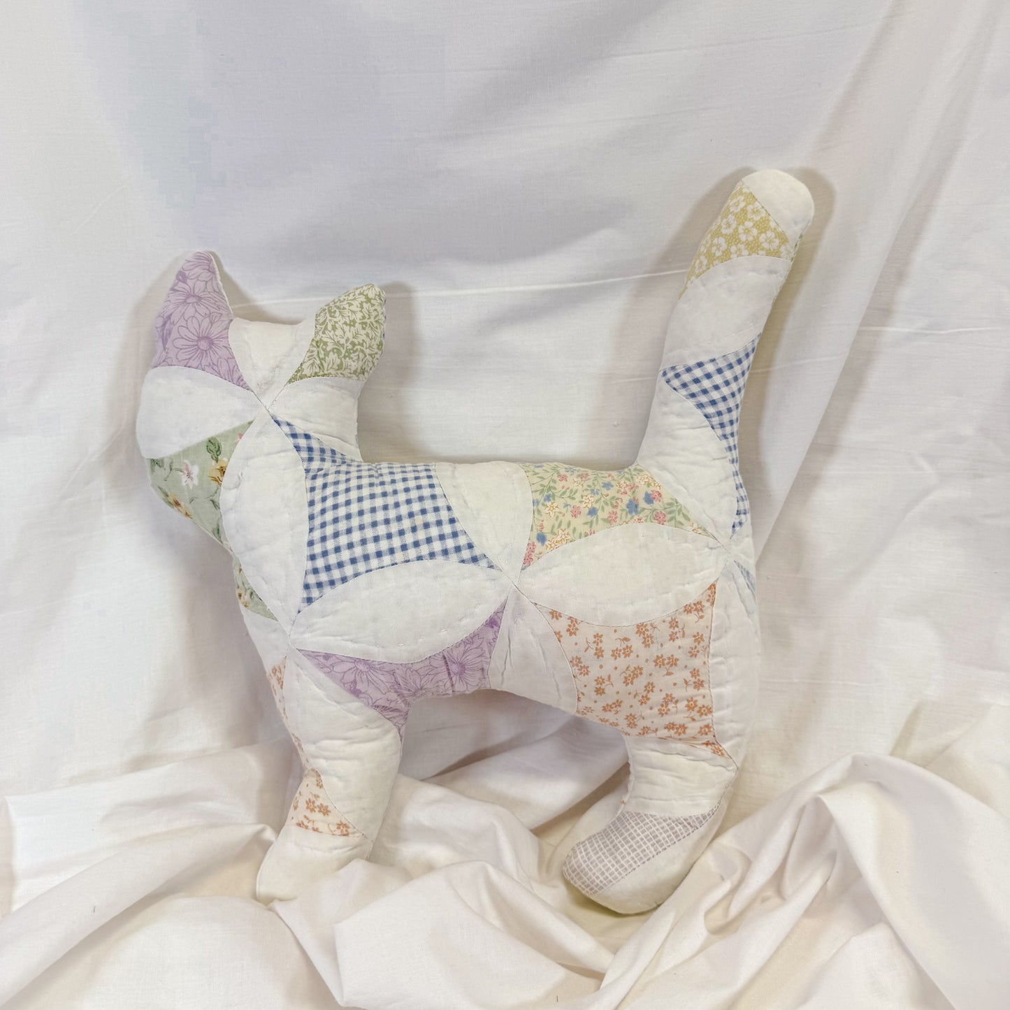 Quilted Cat Pillow