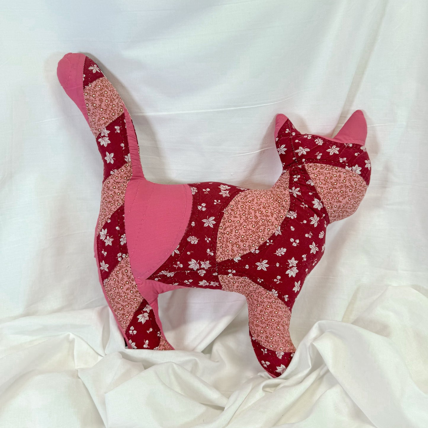 Quilted Cat Pillow