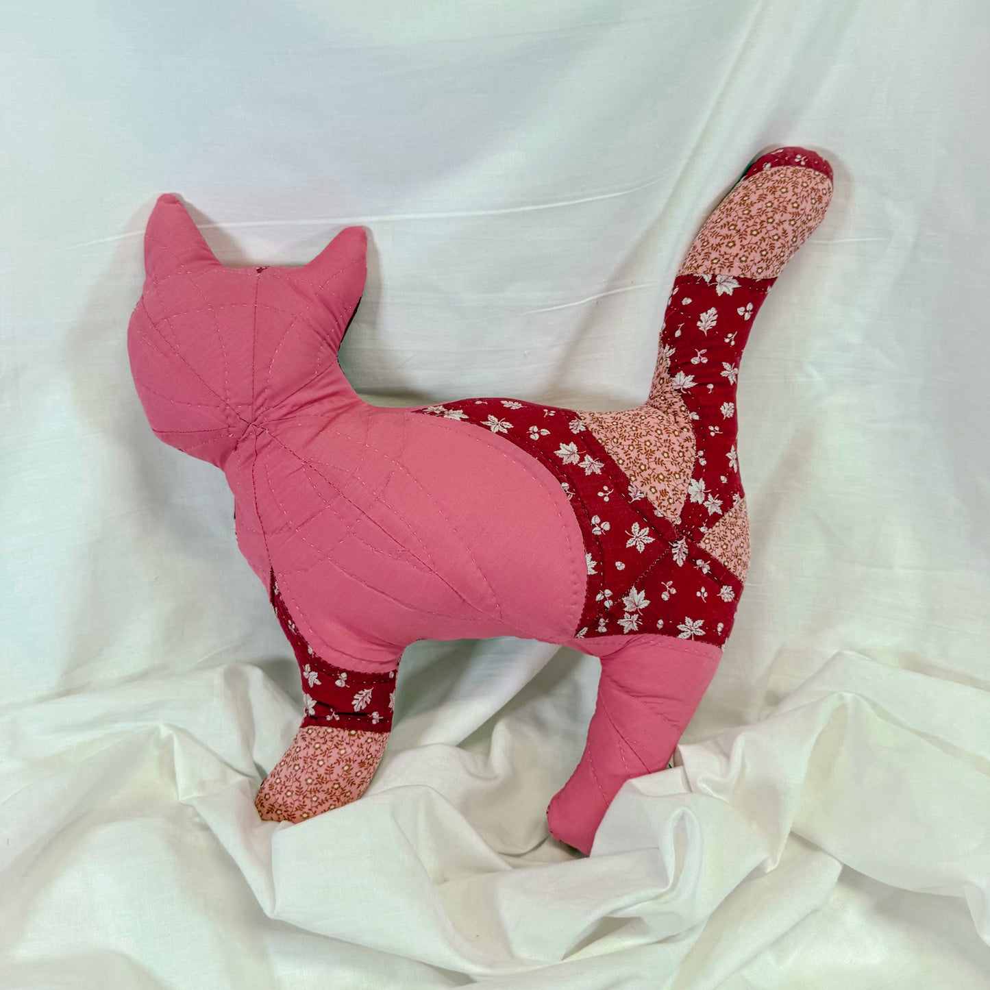 Quilted Cat Pillow