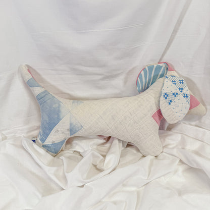 Quilted Dachshund Pillow