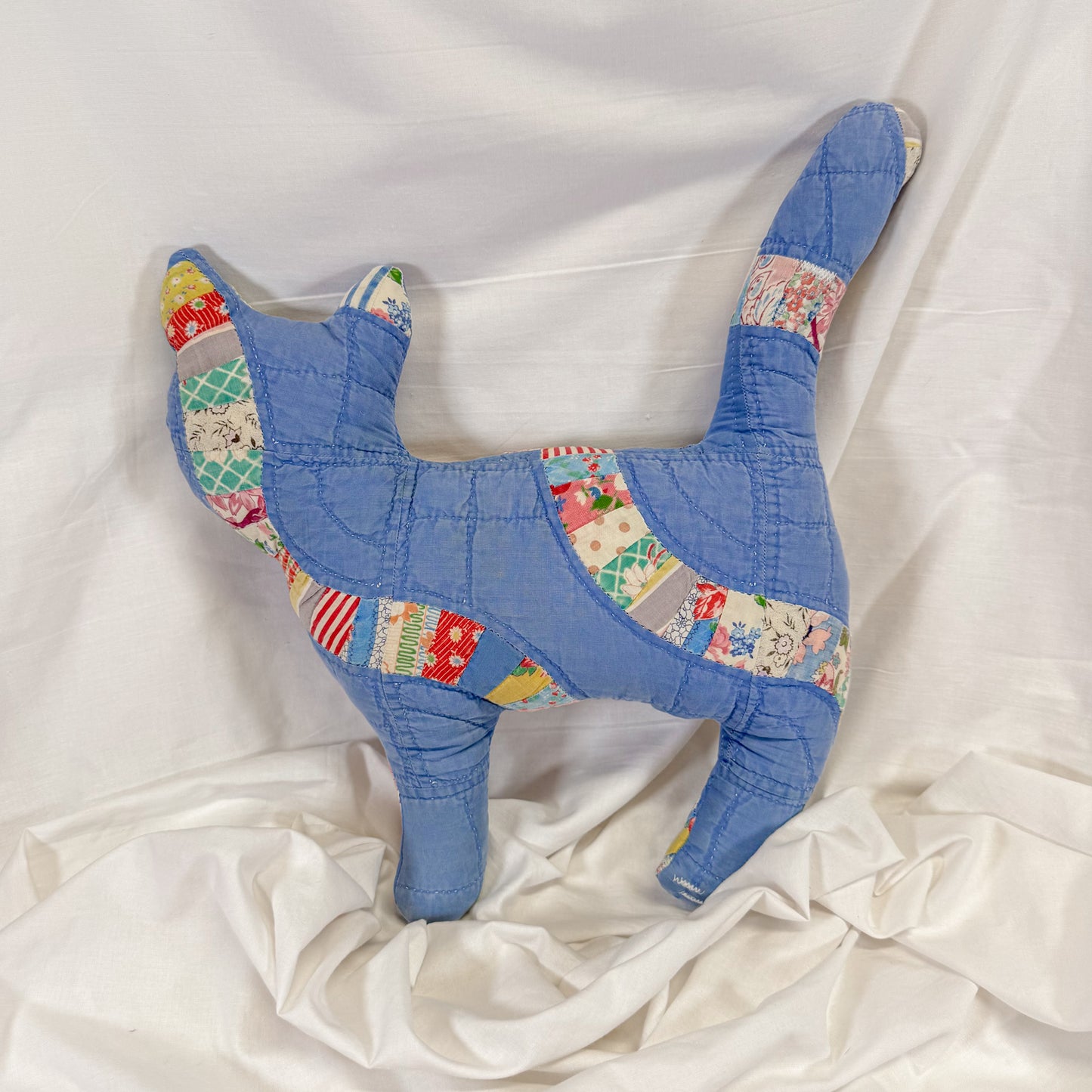 Quilted Cat Pillow