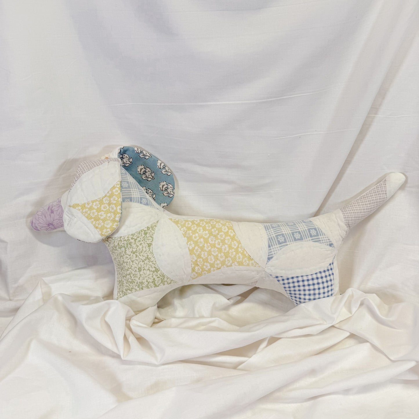 Quilted Dachshund Pillow