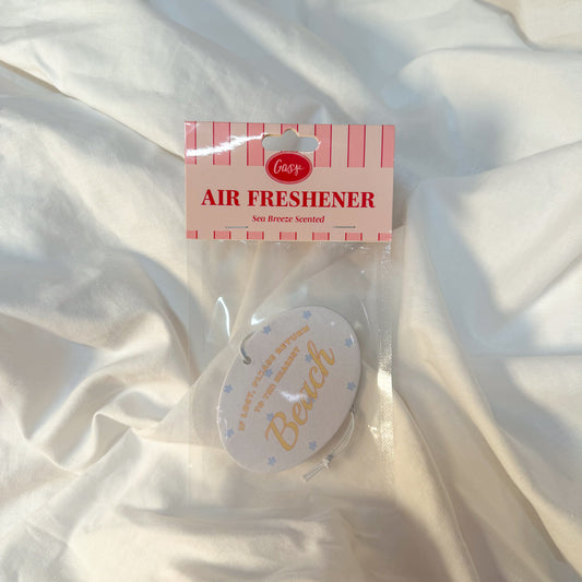 Please Return To The Beach Car Air Freshener