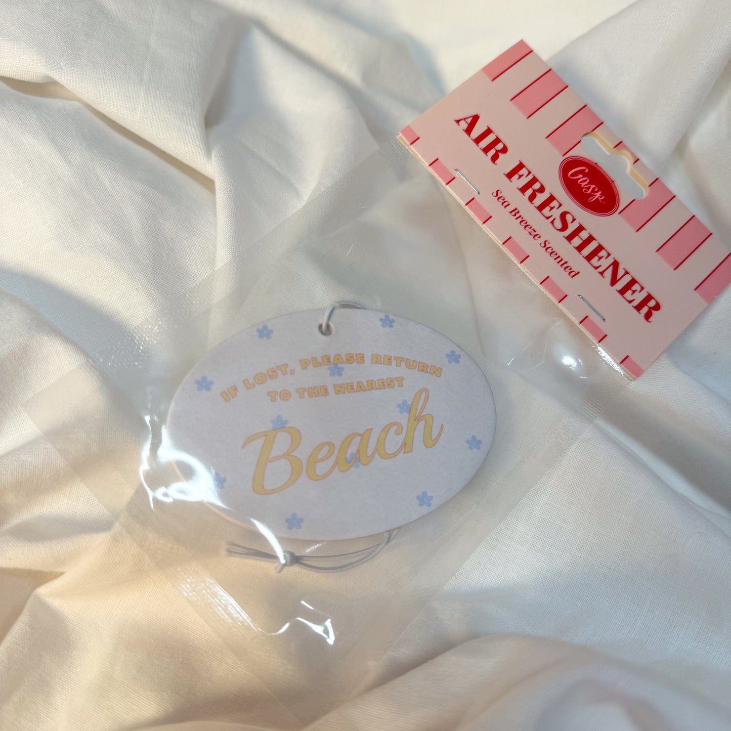 Please Return To The Beach Car Air Freshener