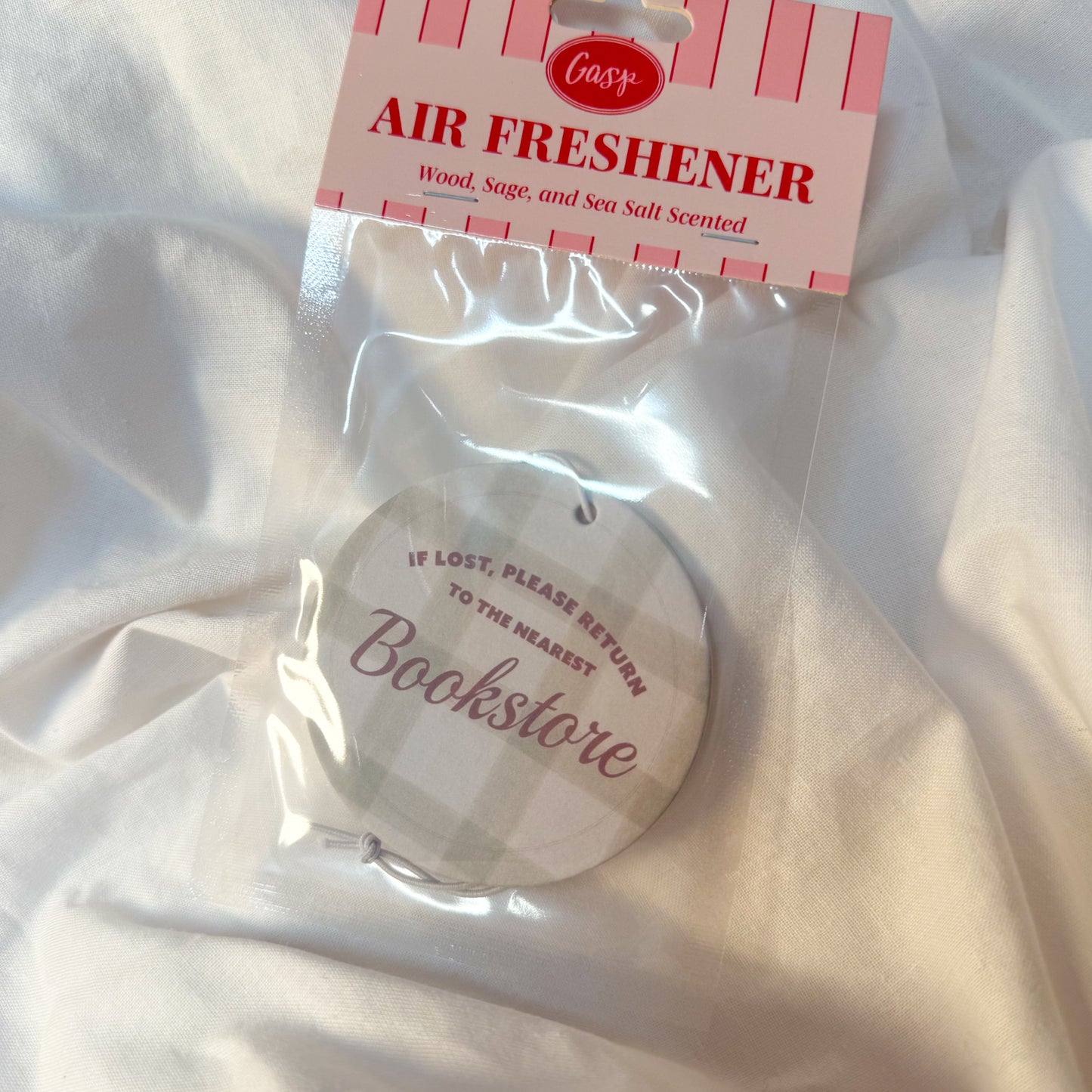 Please Return To The Bookstore Car Air Freshener