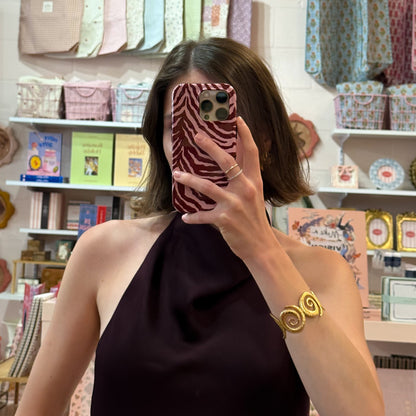 Pink Zebra iPhone Case
