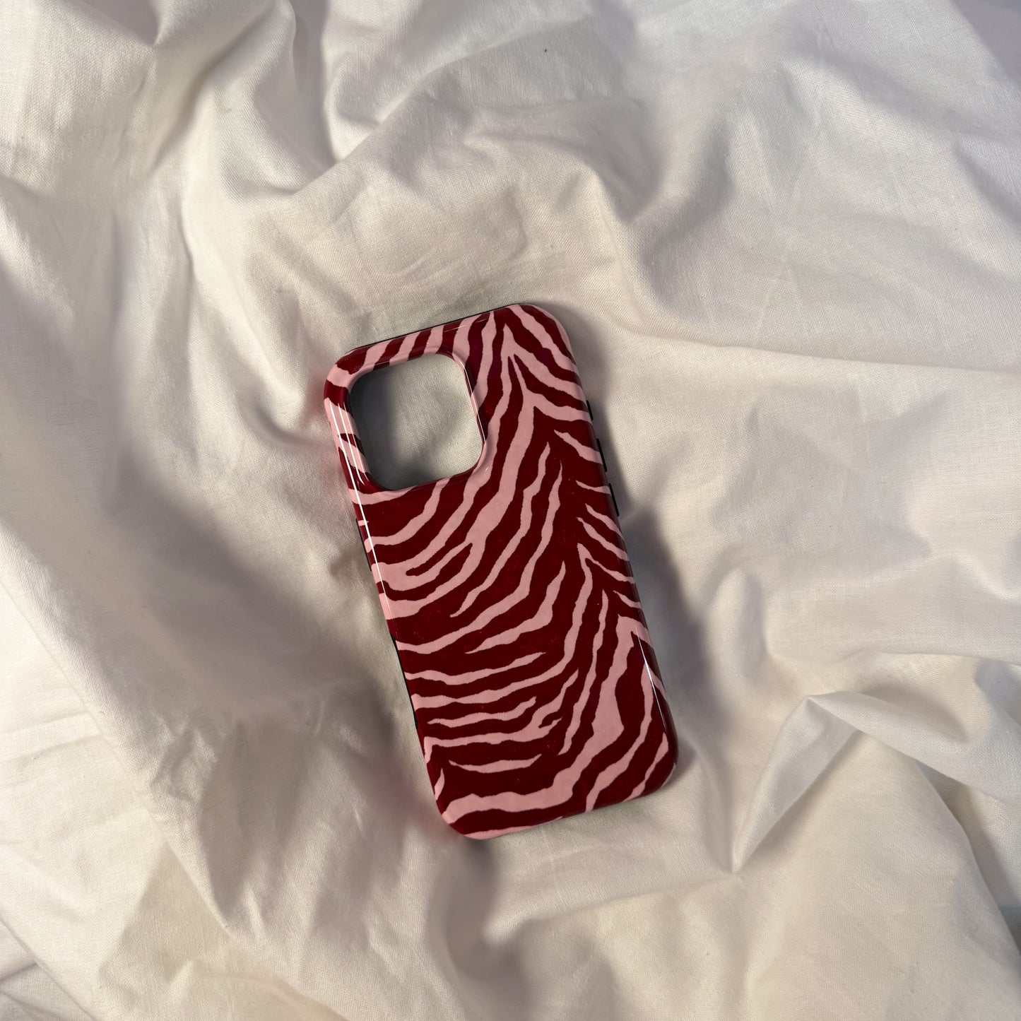Pink Zebra iPhone Case