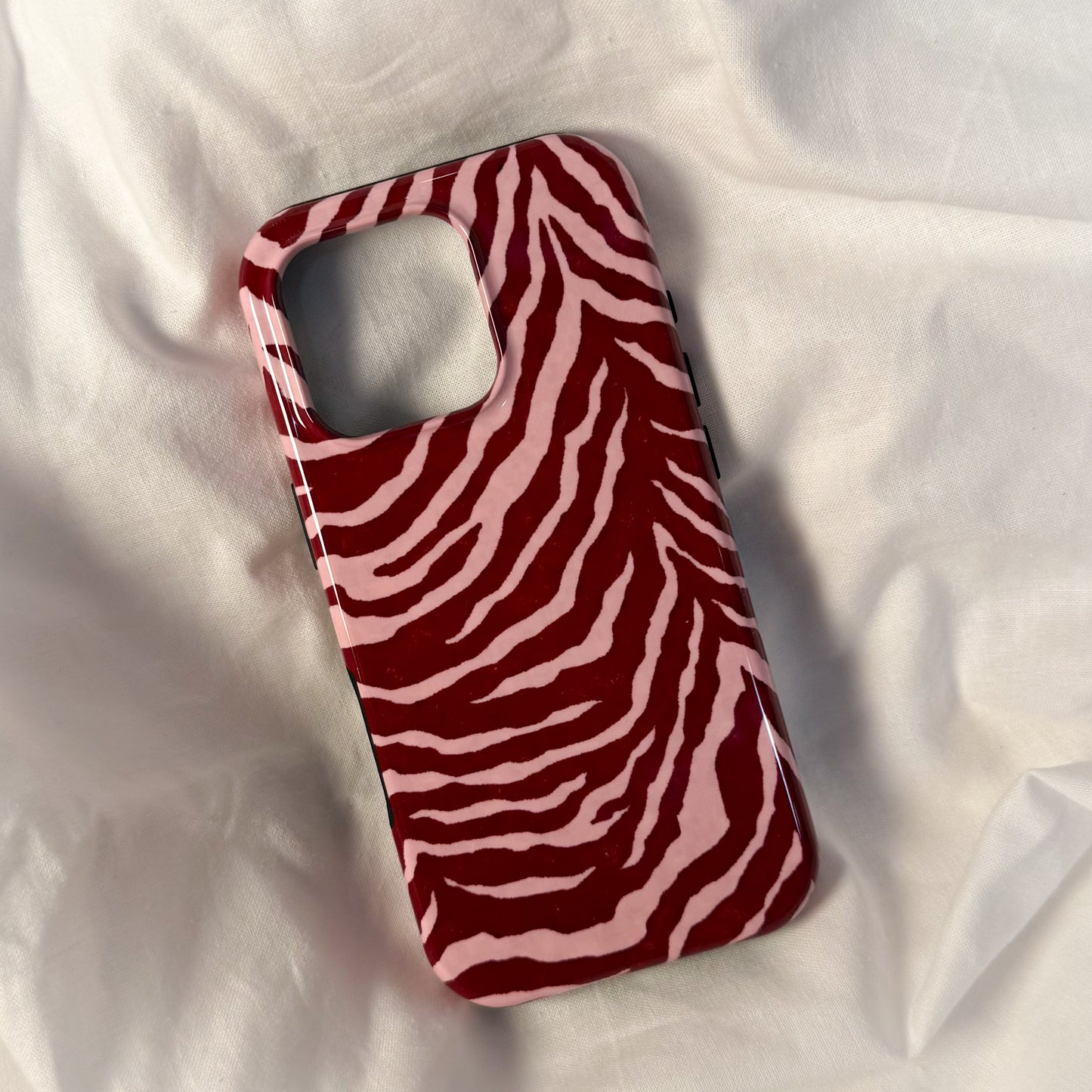Pink Zebra iPhone Case