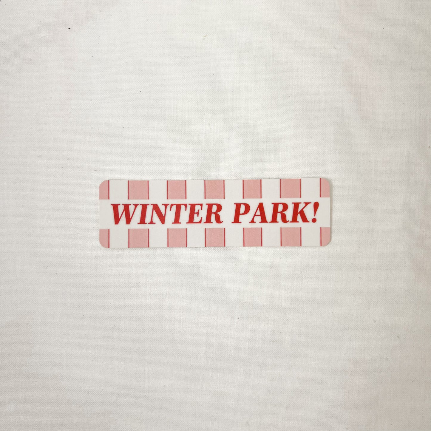Winter Park Vinyl Sticker