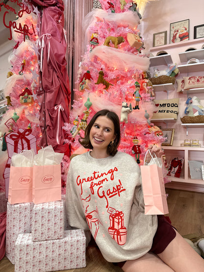 Greetings From Gasp Holiday Crewneck Sweatshirt