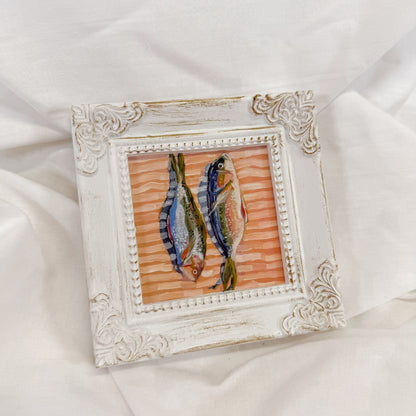 Catch Of The Day Mini Framed Wall Art