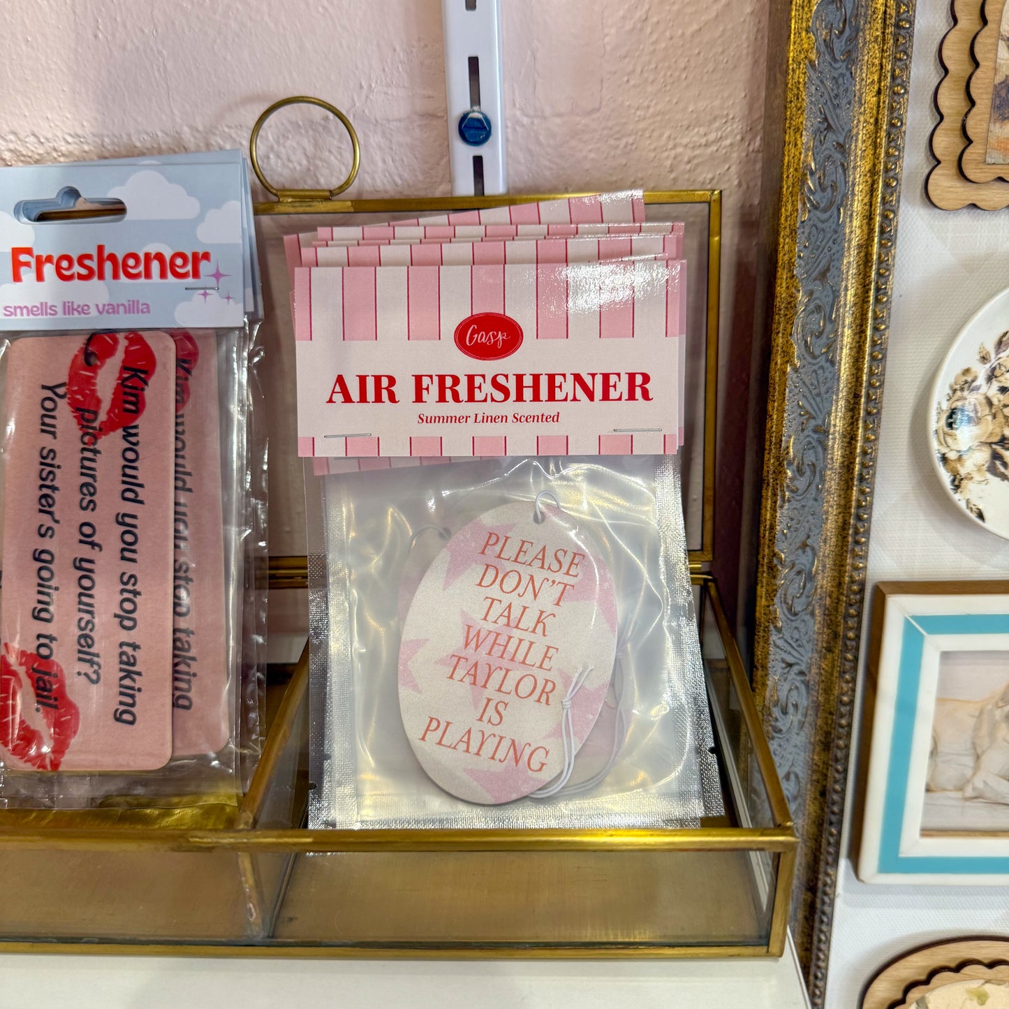 Please Don't Talk Car Air Freshener