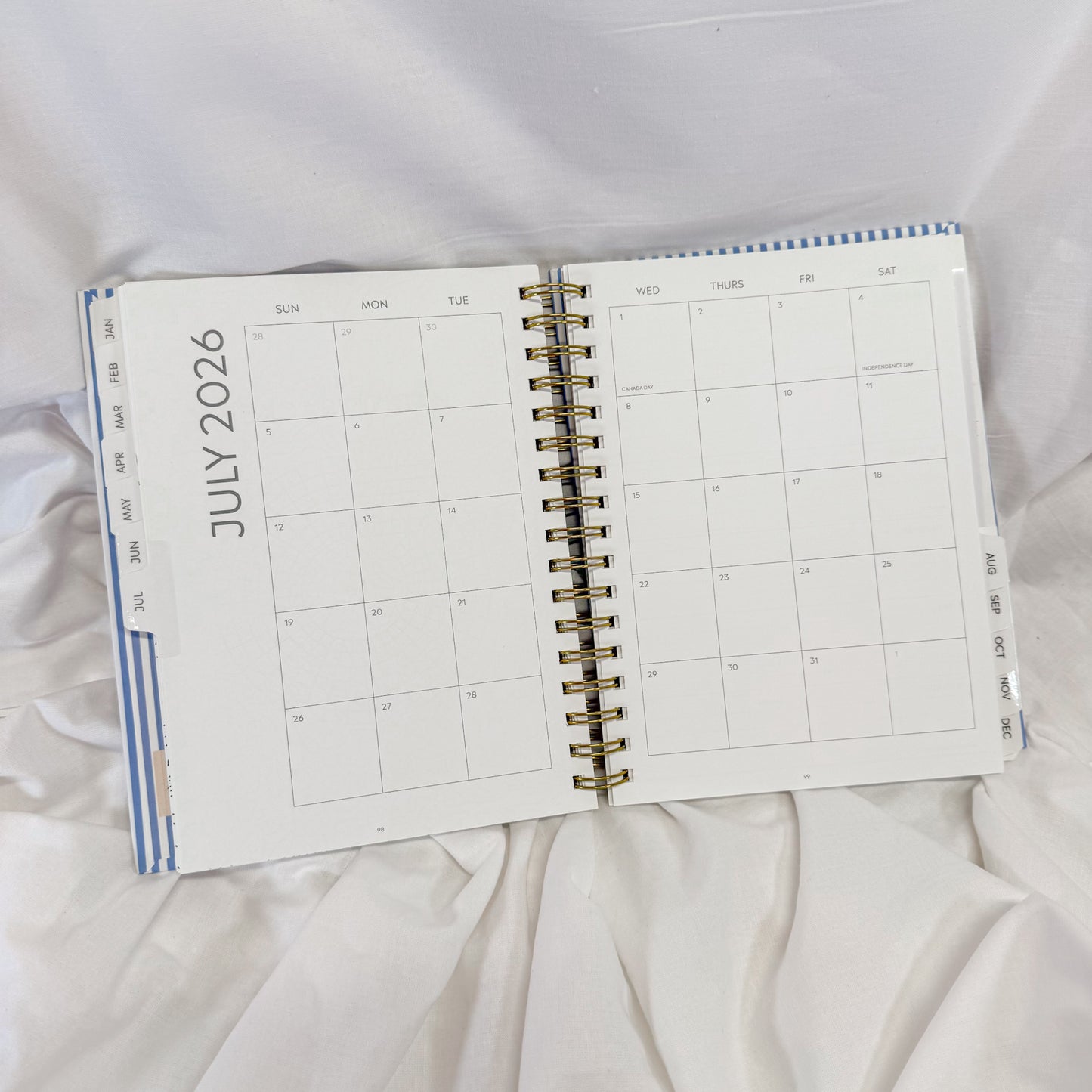 Blue Stripe 2026 Planner