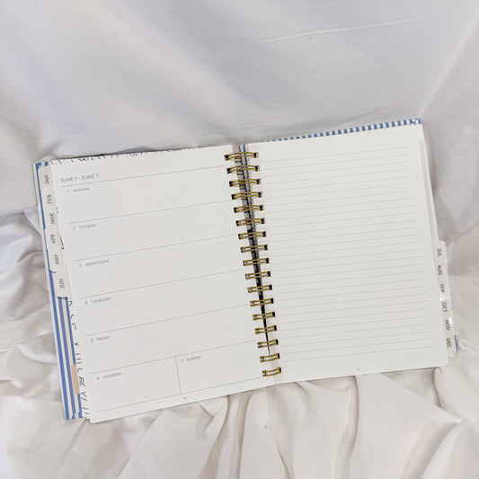 Blue Stripe 2026 Planner