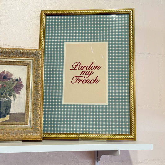 Pardon My French Wall Art Print