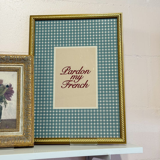 Pardon My French Wall Art Print