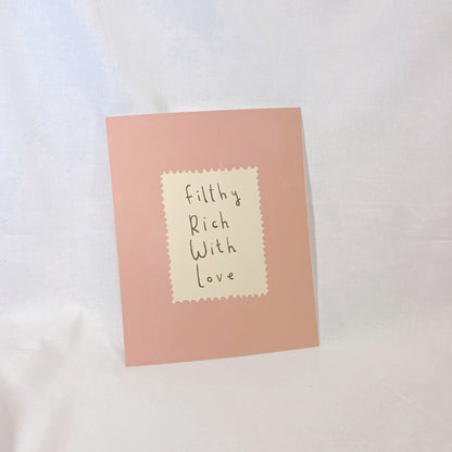 Rich With Love Wall Art Print
