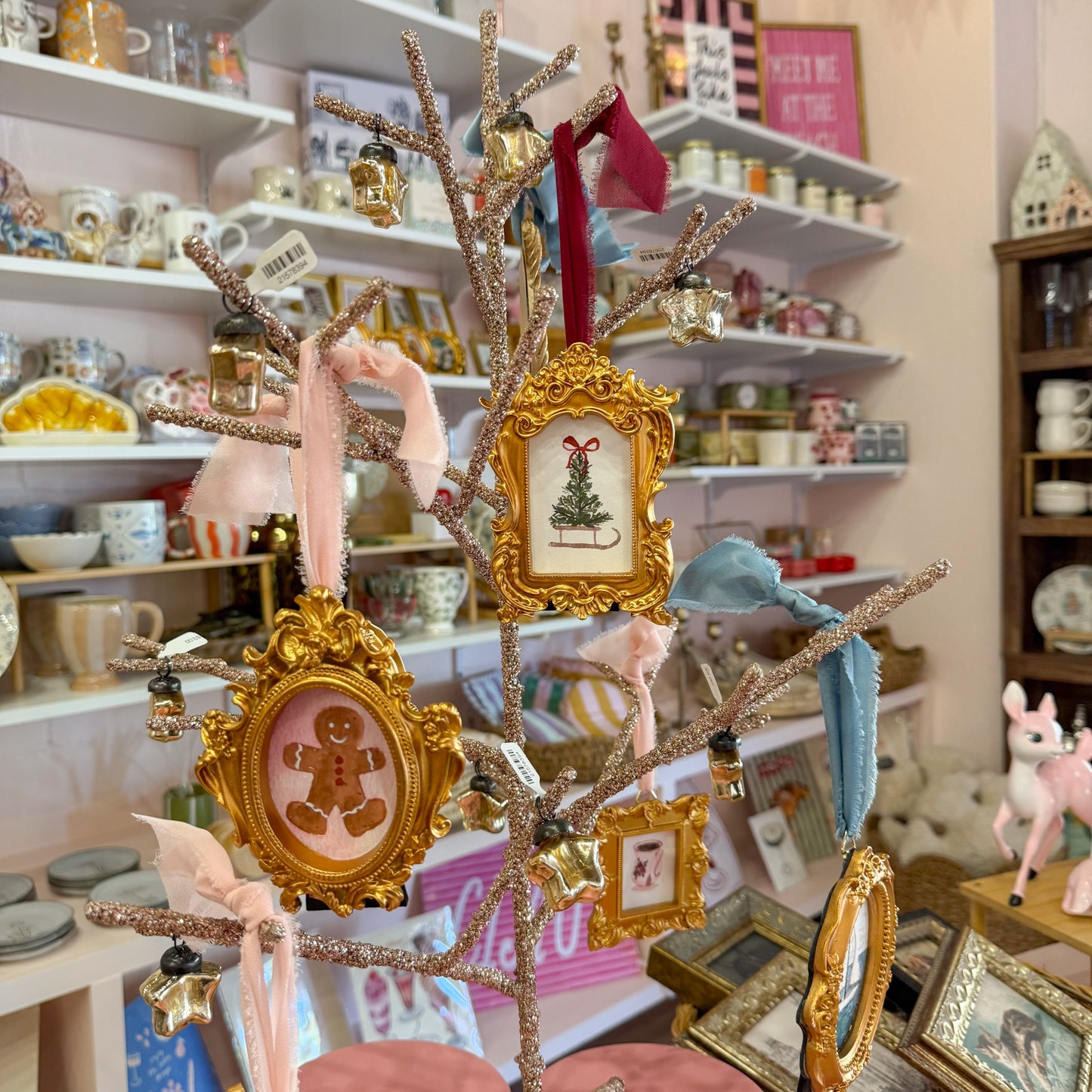 Gold Framed Art Ornament