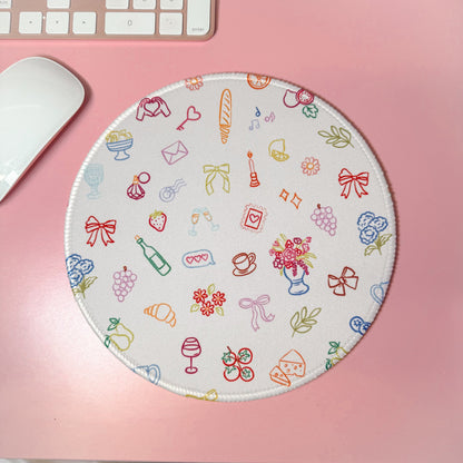 Girly Doodles Mousepad
