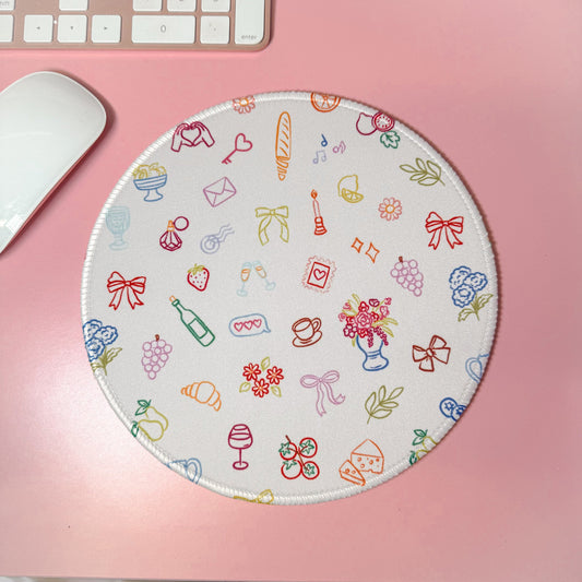 Girly Doodles Mousepad