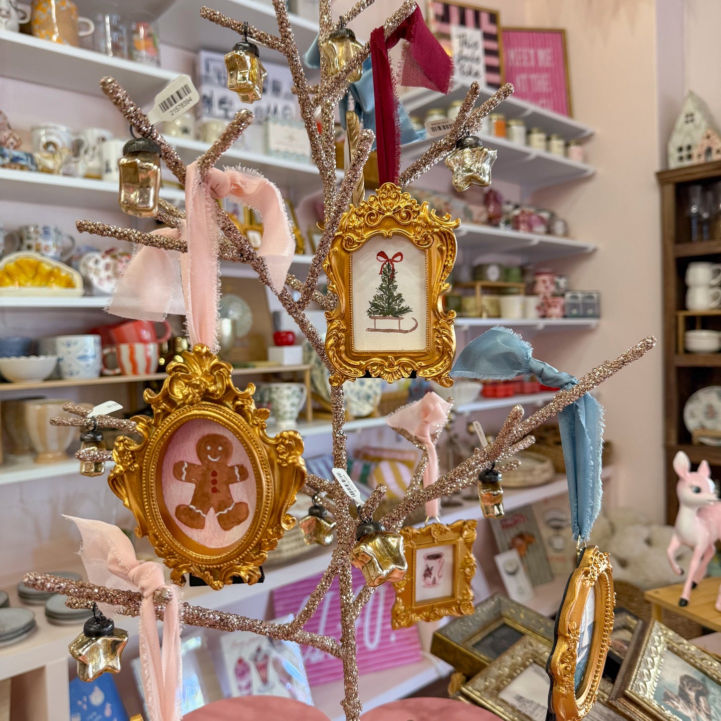 Gold Framed Art Ornament