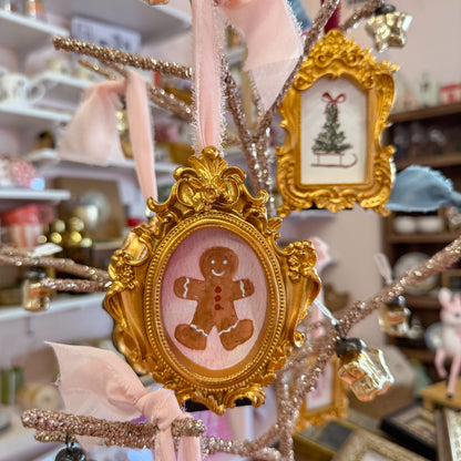 Gold Framed Art Ornament