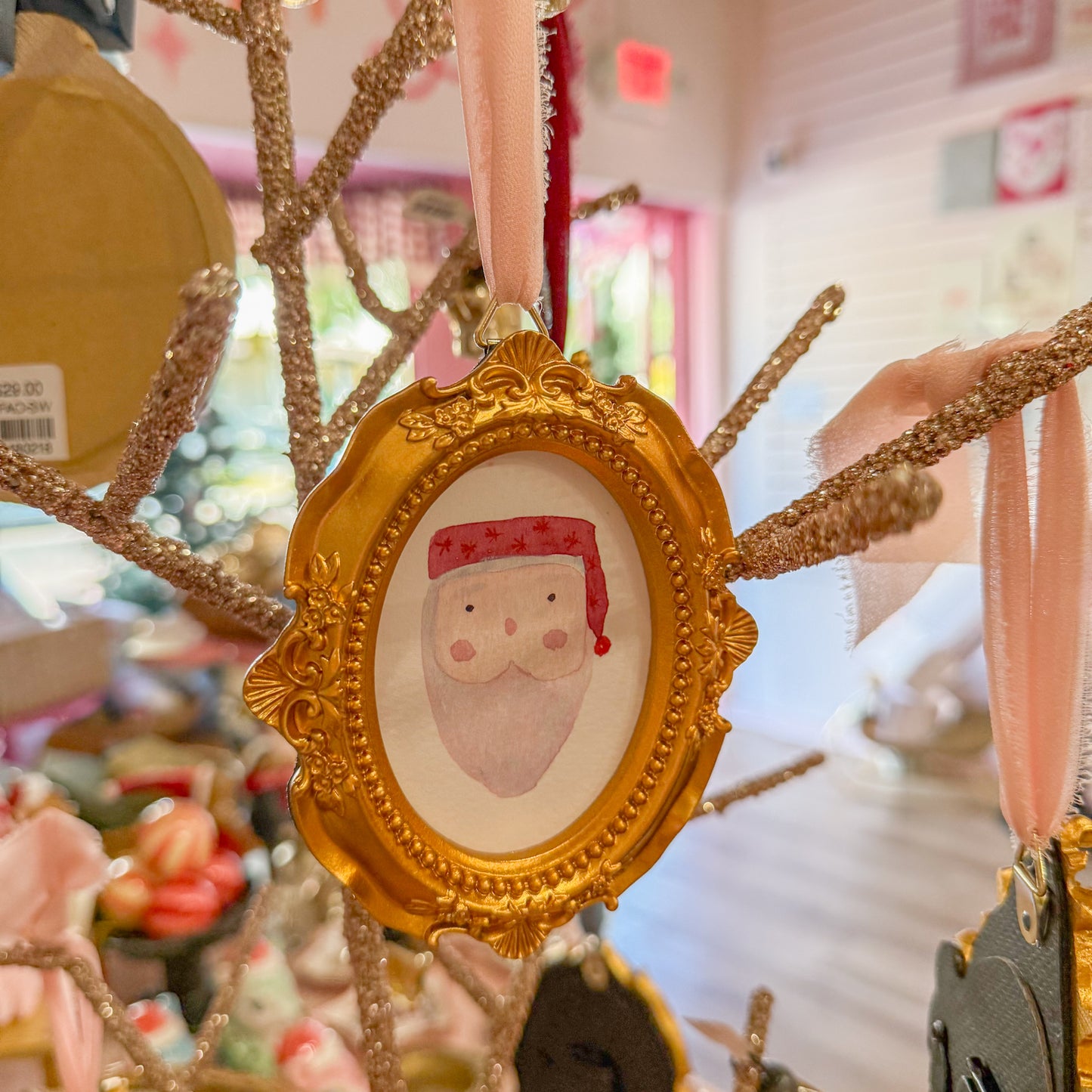 Gold Framed Art Ornament