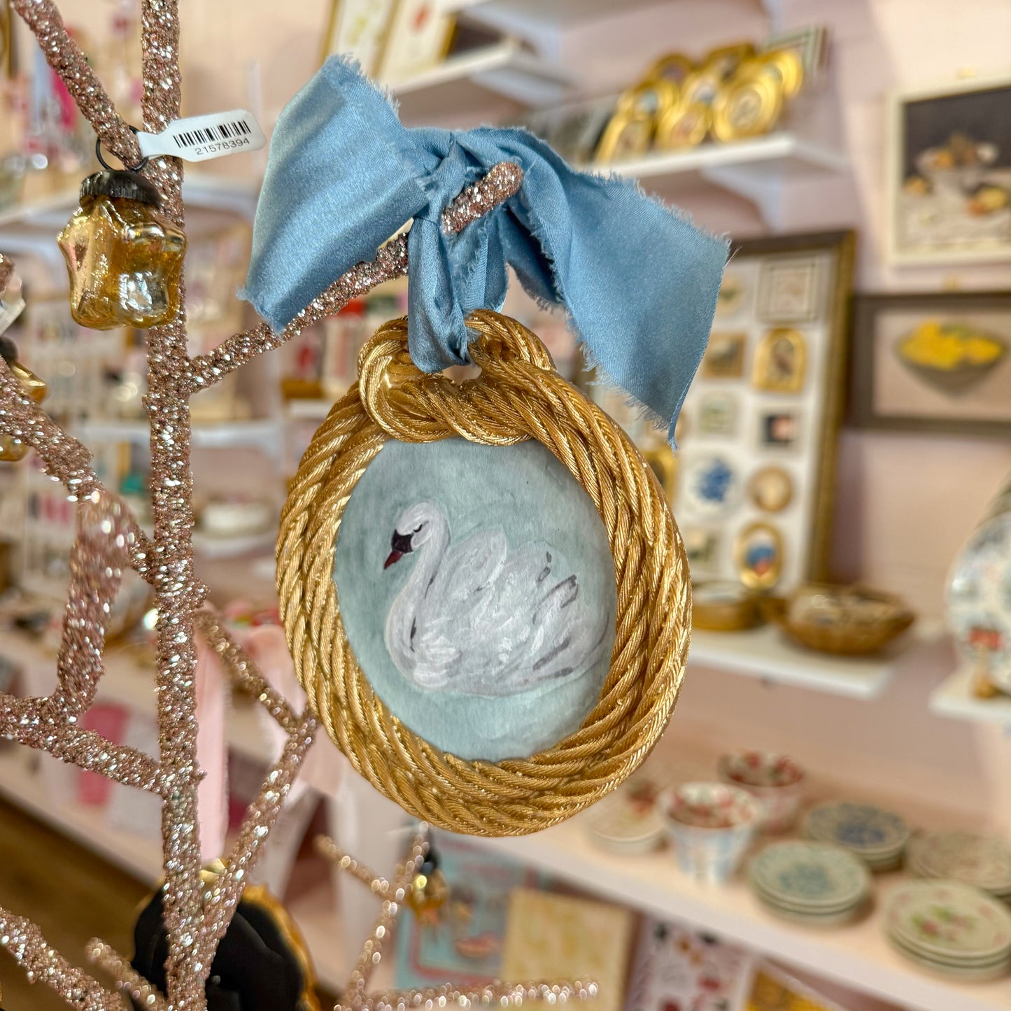 Gold Framed Art Ornament