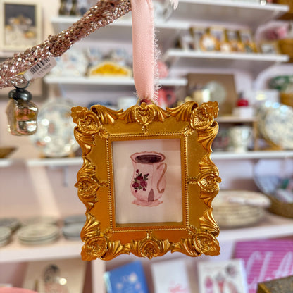 Gold Framed Art Ornament